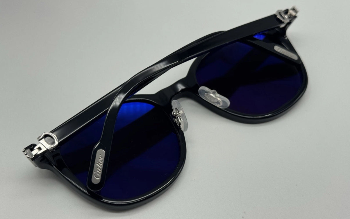 Pre-Owned Première de Black/Gold Sunglasses Tinted